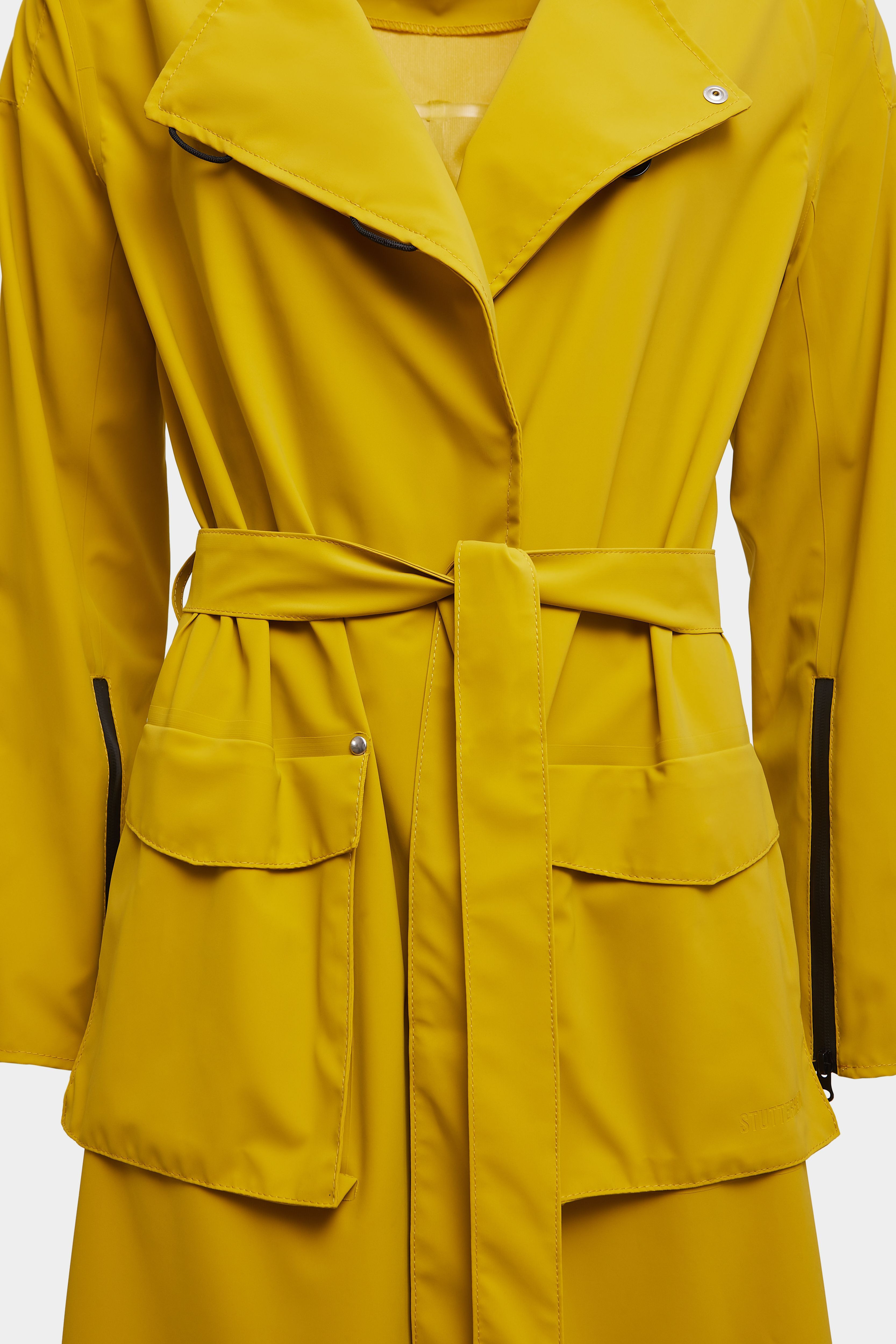 Kista Matte Trench Coat Gold - 7