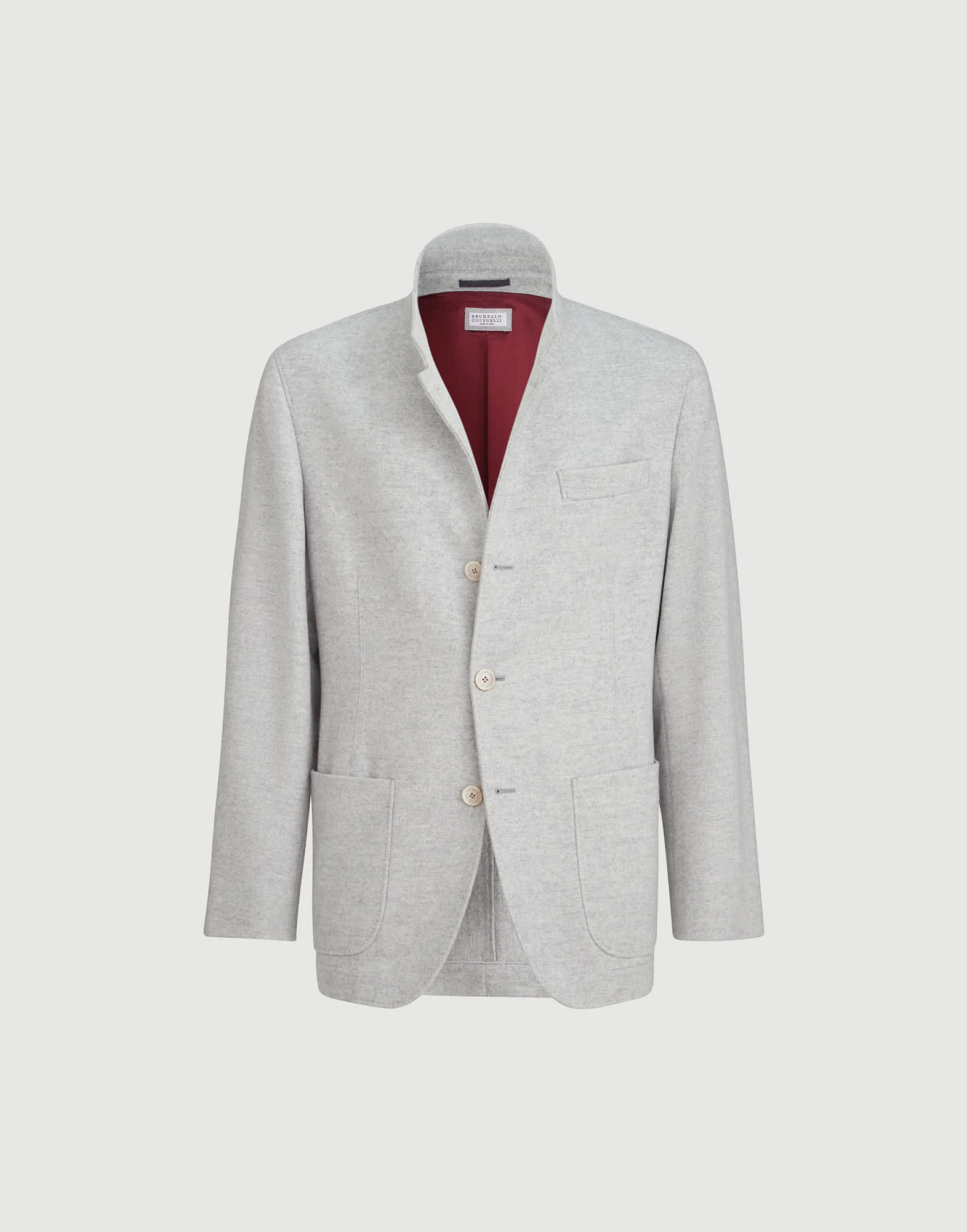 Lightweight water-resistant cashmere outerwear blazer - 1