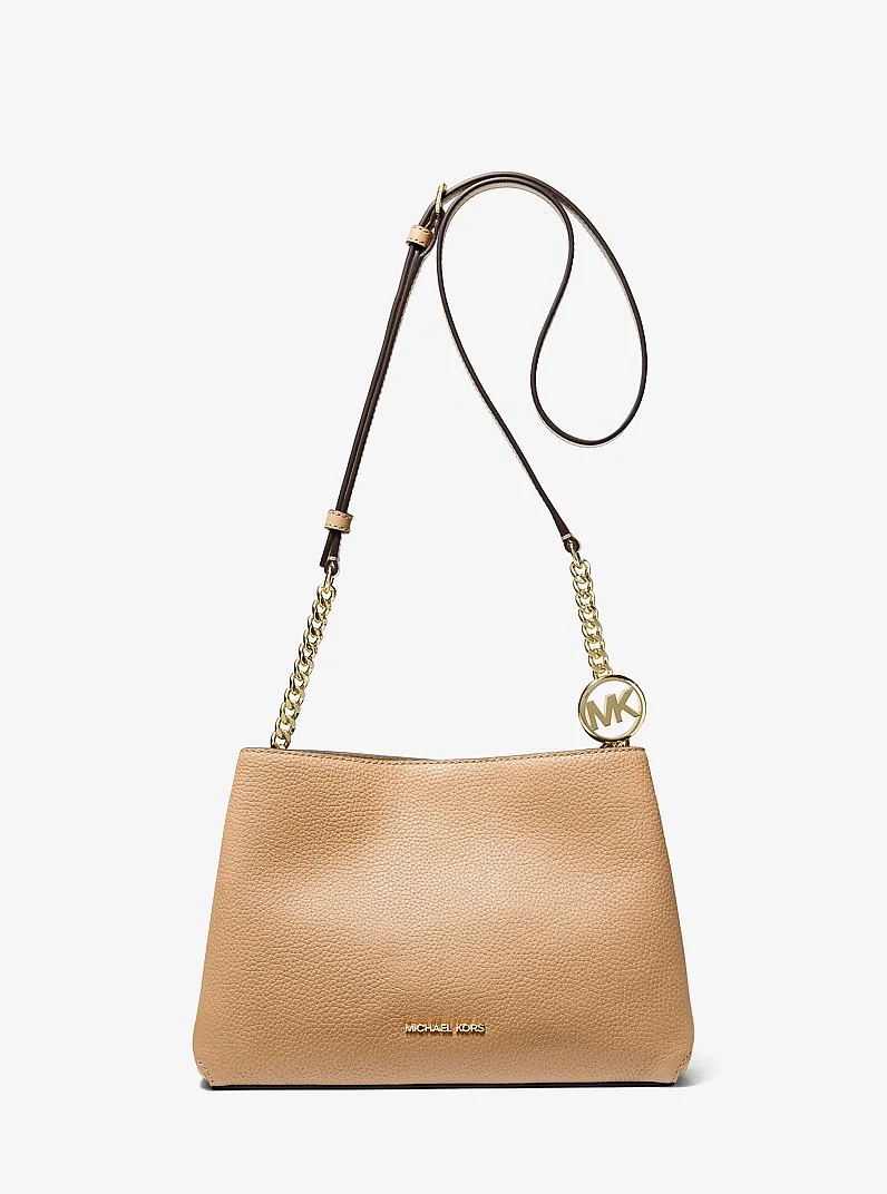 Christina Small Pebbled Leather Crossbody Bag - 1