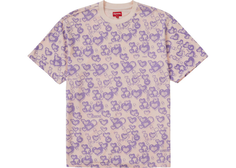 Supreme Hearts S/S Top Light Pink - 1