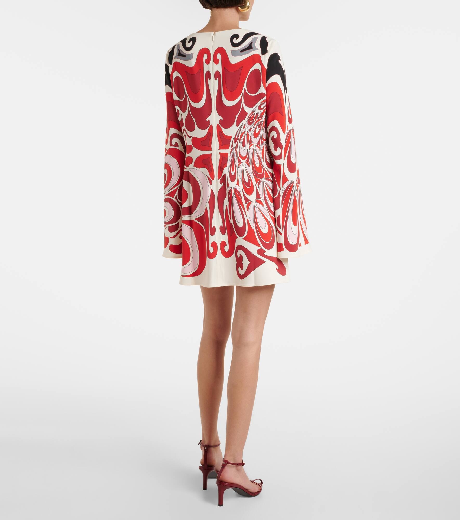 Mini Supremes printed satin minidress - 3