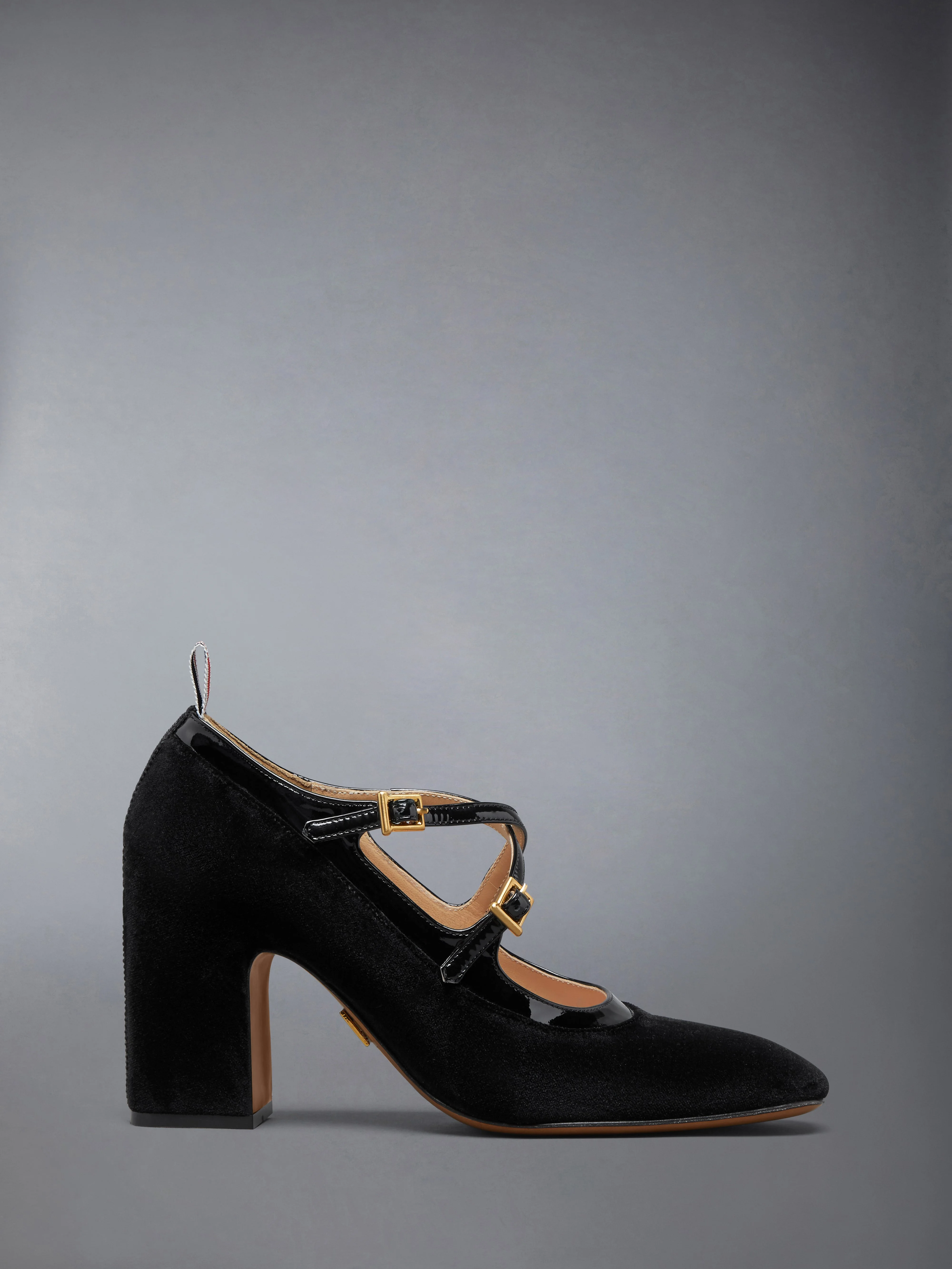 SOFT PATENT CRISS CROSS THOM JOHN HEEL 75MM - 1
