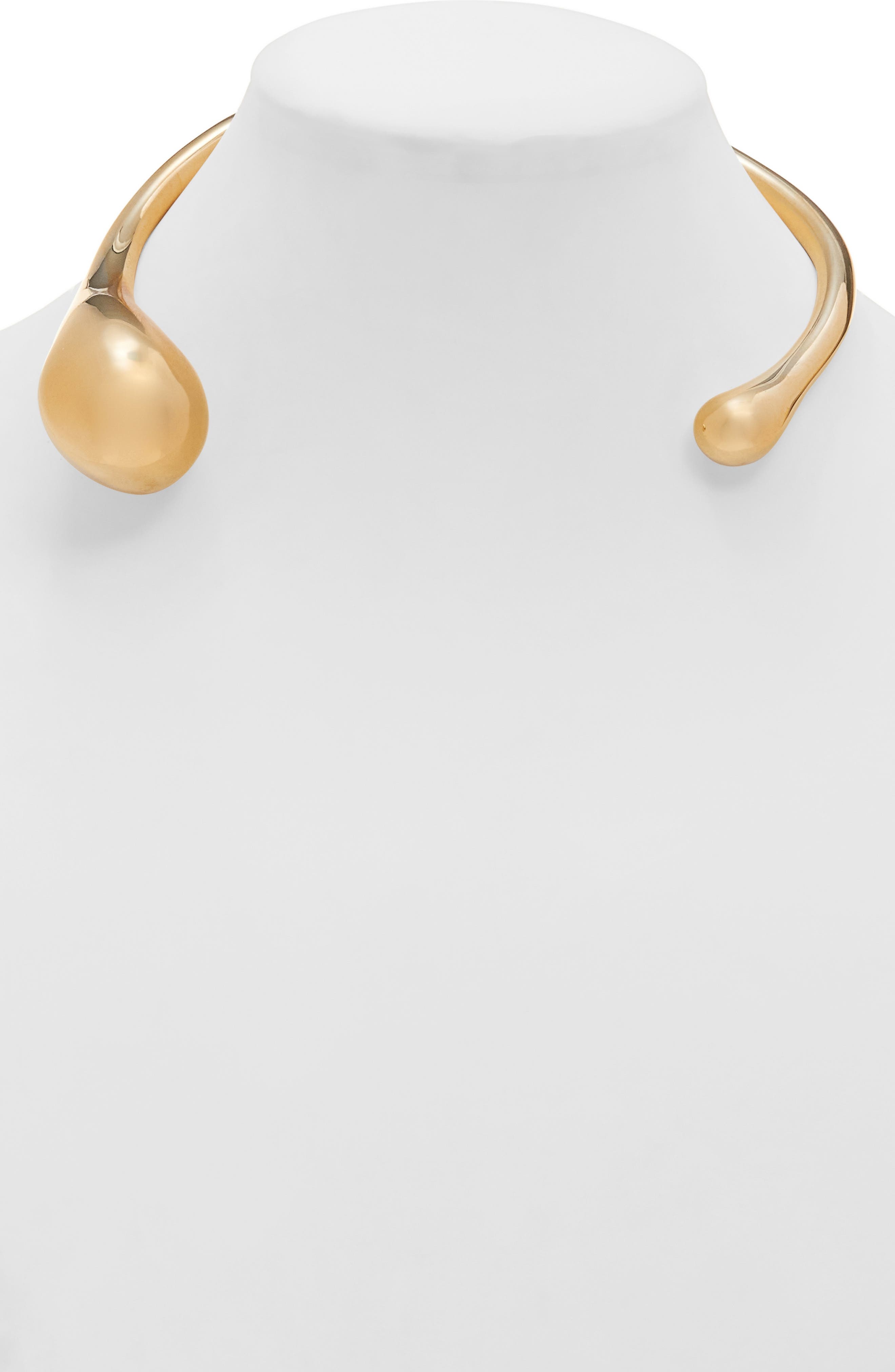 Bottega Veneta Frills Collar Necklace in Yellow Gold at Nordstrom - 3