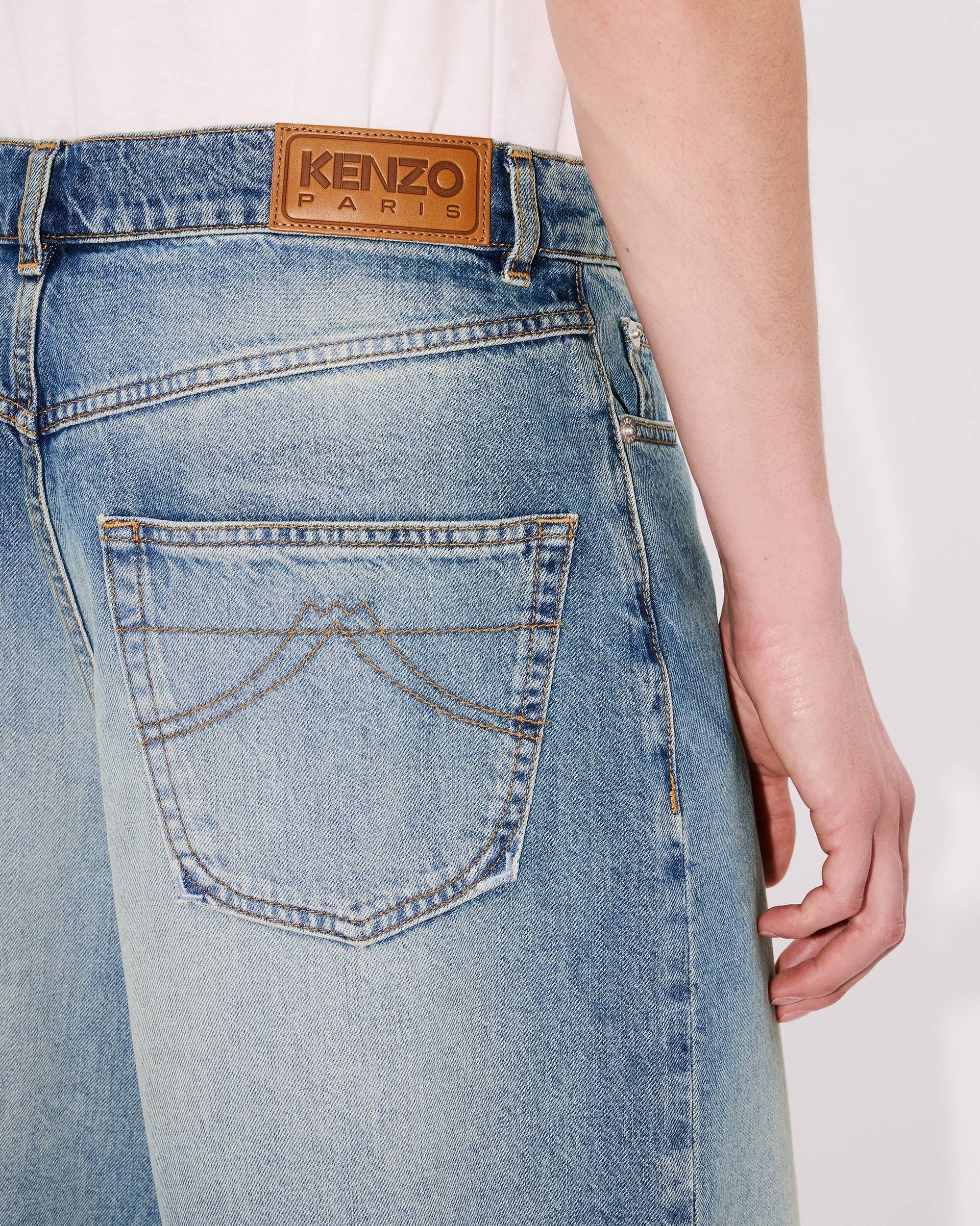 Straight shorts in japanese denim - 7