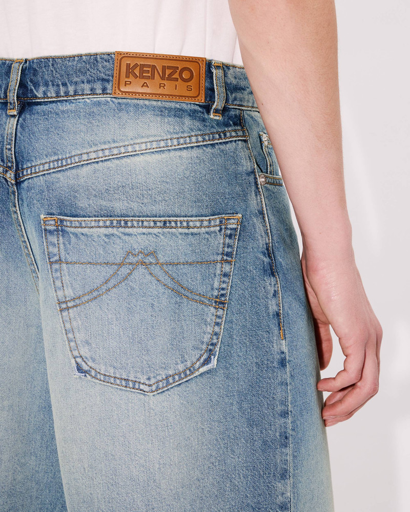 Straight shorts in japanese denim 7