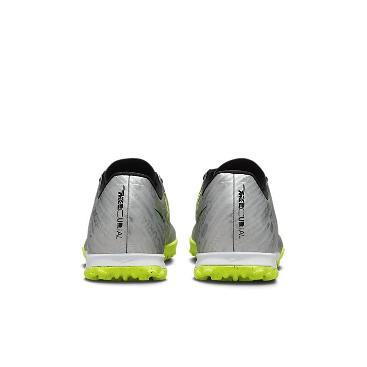 Nike Zoom Vapor 15 Academy TF Turf 'Metallic Silver Volt' FB8396-060 - 6