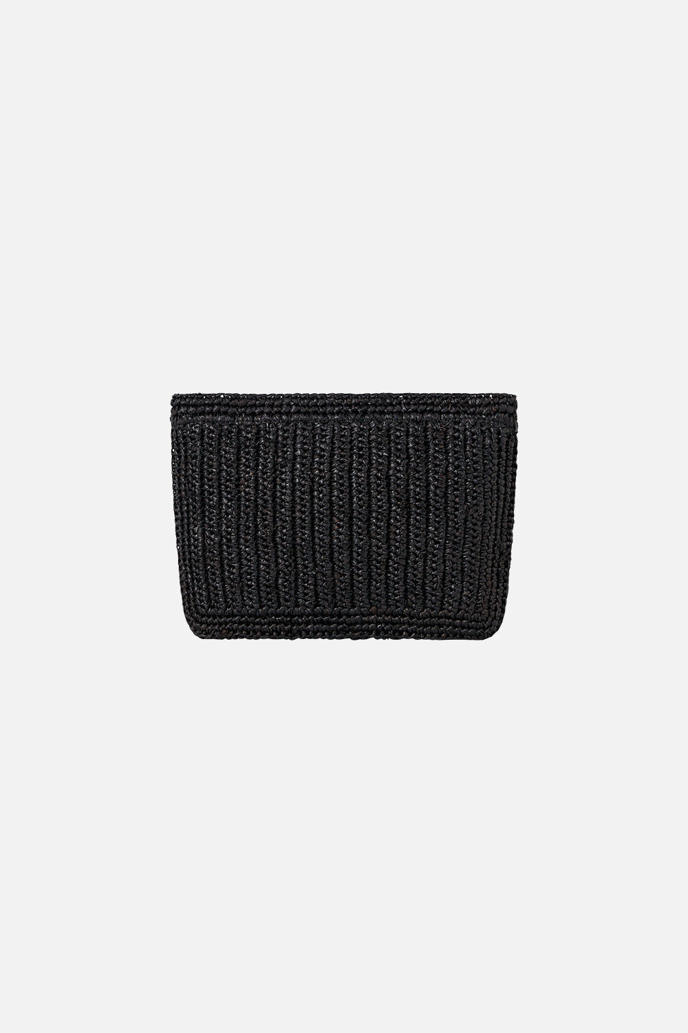 RAFFIA CLUTCH WITH CHARMS - 3
