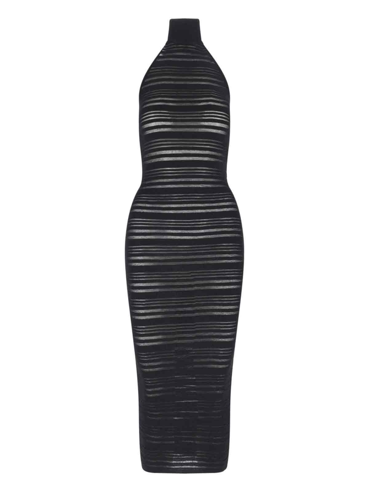 KNITTED MIDI DRESS - 1