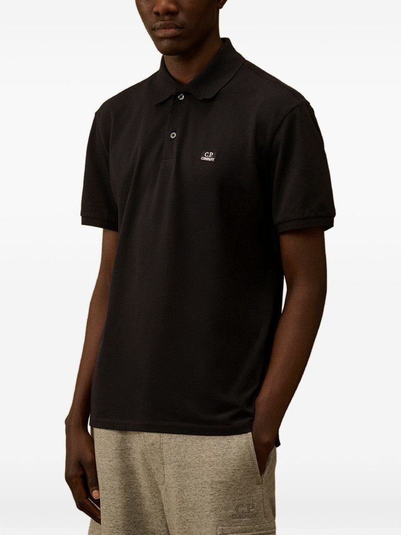 short-sleeve point-collar cotton polo shirt 3