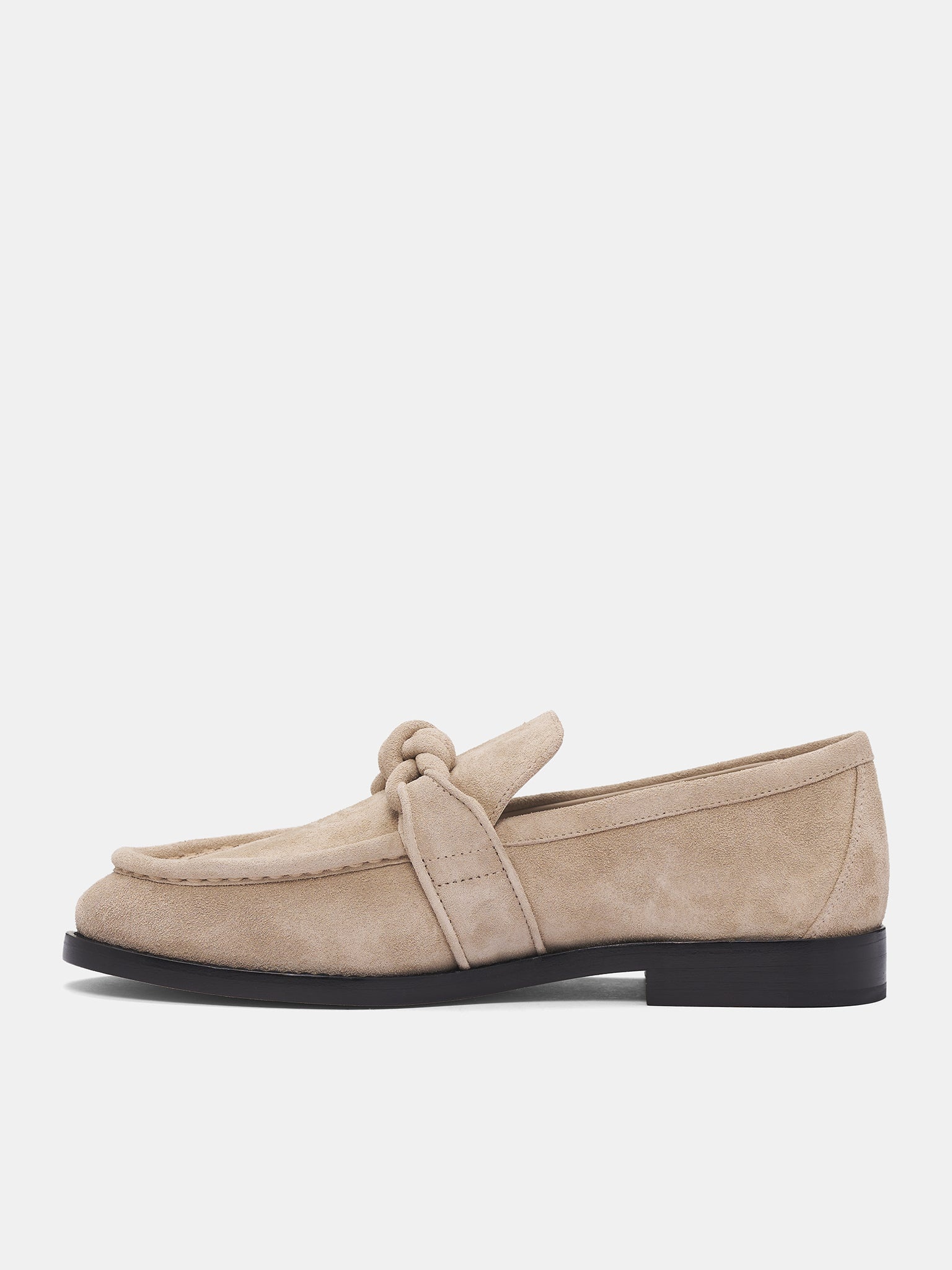 Beige Astaire Suede Loafers - 3