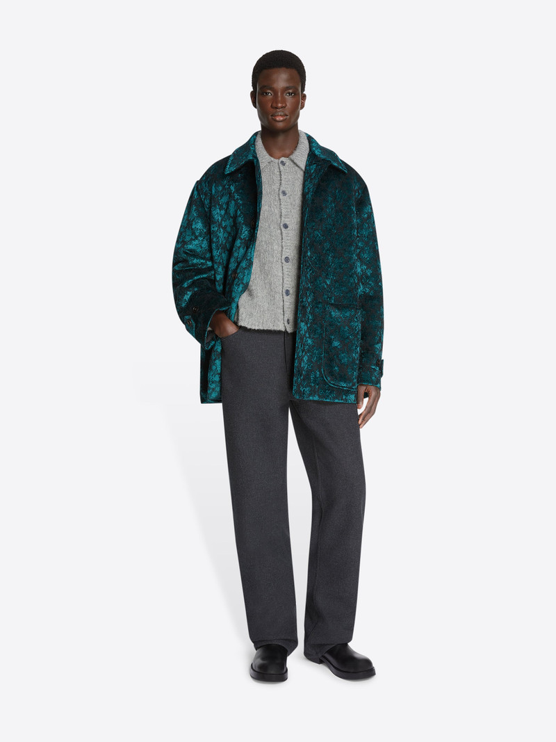 Dries Van Noten JACQUARD DUFFLE COAT outlook
