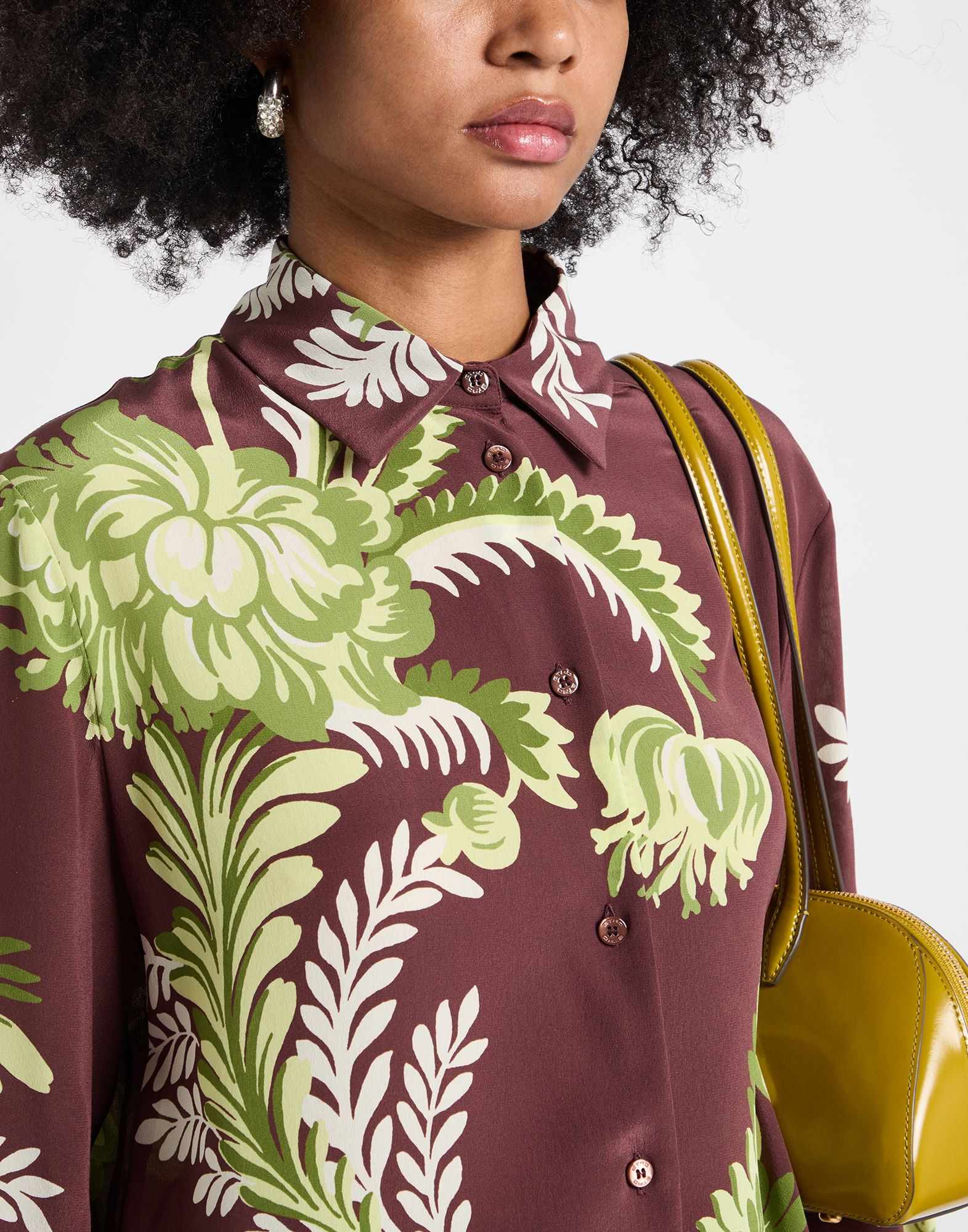 Brick Women's Floral Shirts & Blouses - 4