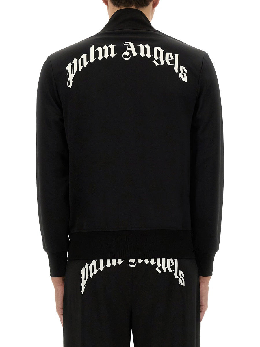 Palm Angels Men "Track" Sweatshirt With Logo - 3