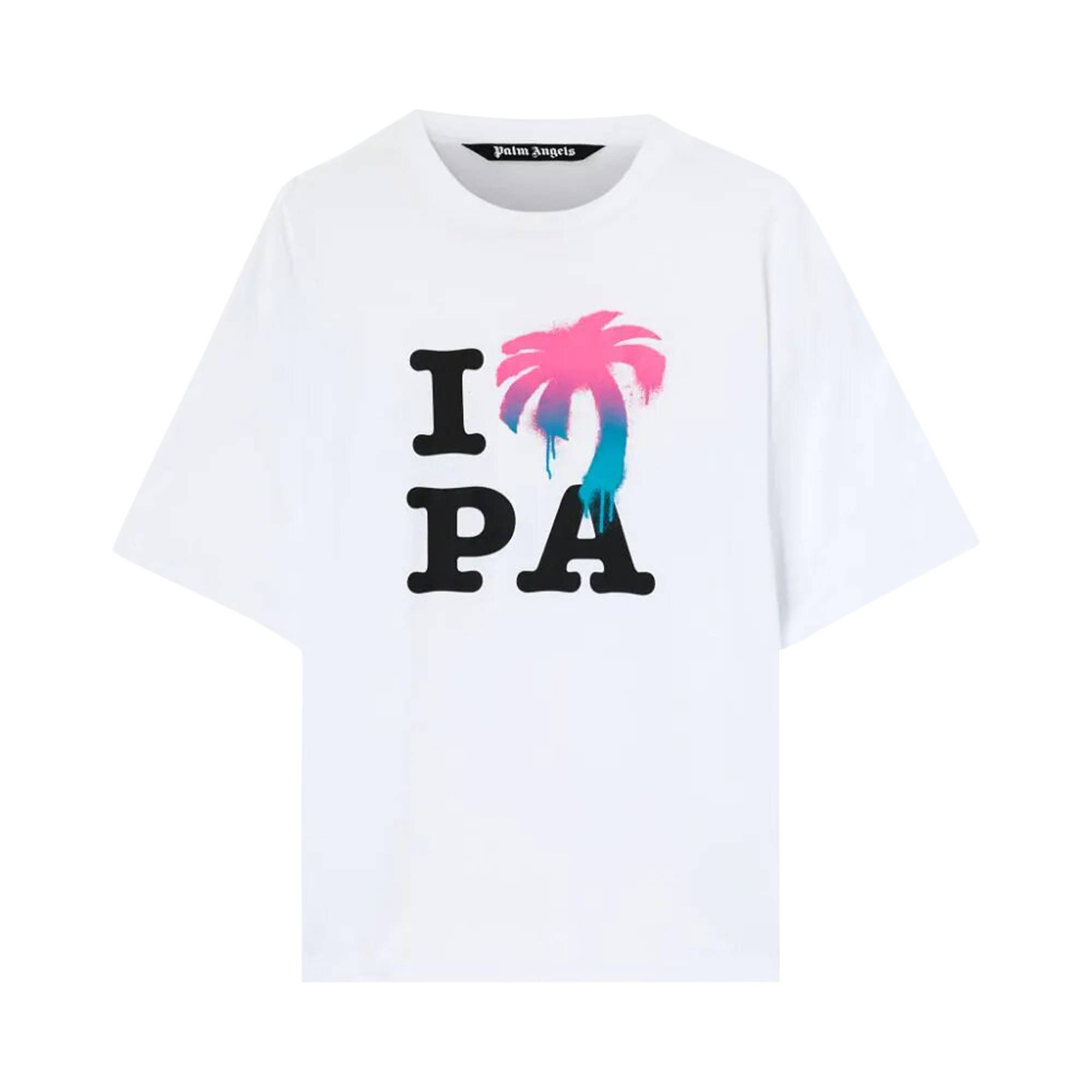 Palm Angels I Love PA Classic T-Shirt 'White' - 1