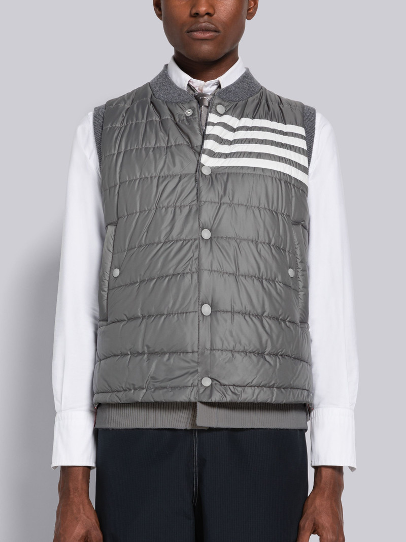 Nylon And Cashmere Reversible Tech Vest 1