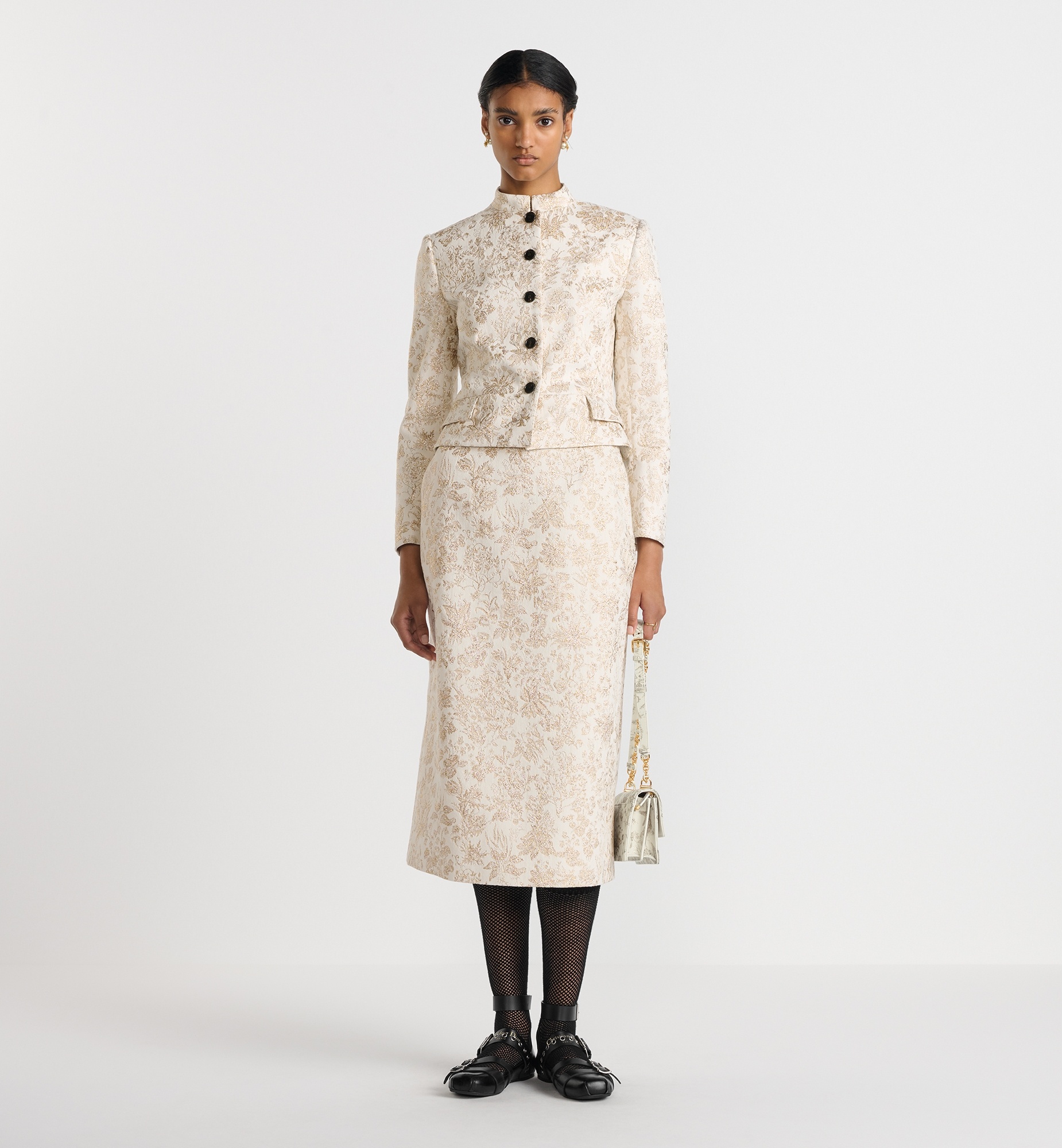 Mid-Length Straight-Cut Skirt - 2