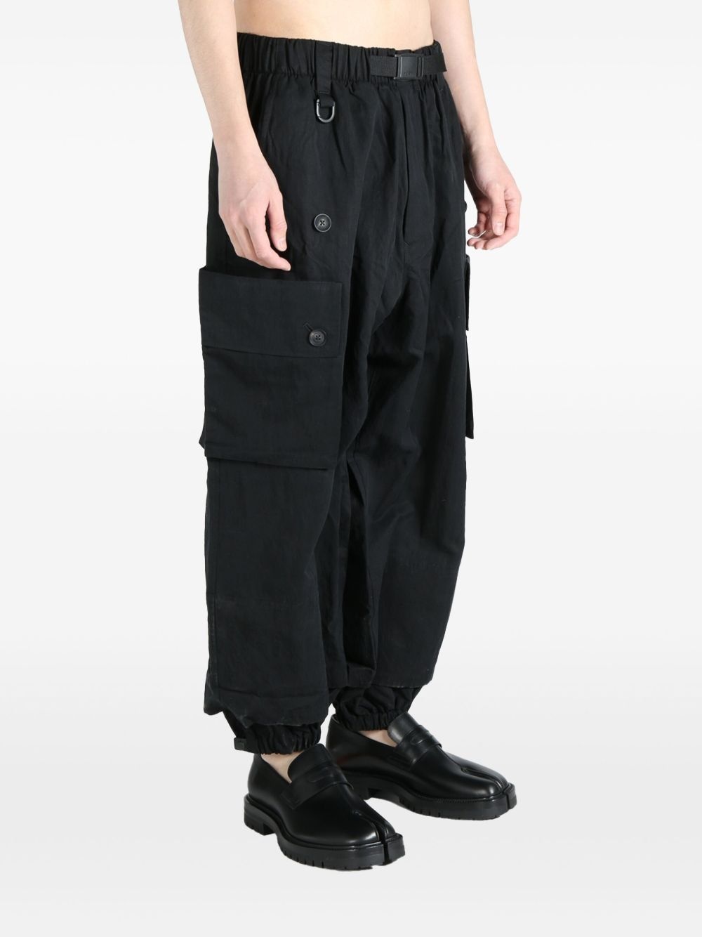 twill cargo trousers - 3