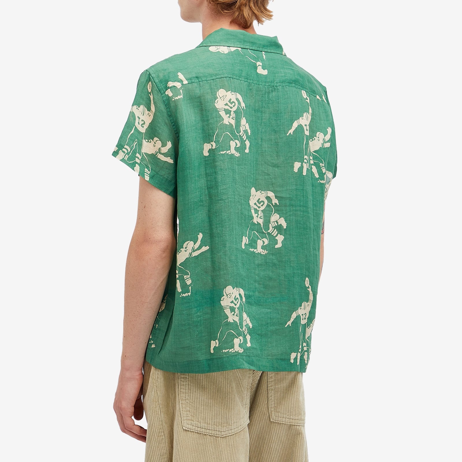 BODE Football Silhouette Vacation Shirt - 3