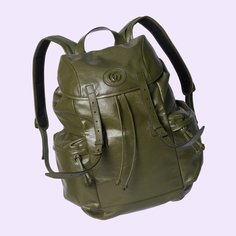 Backpack with tonal Double G 4