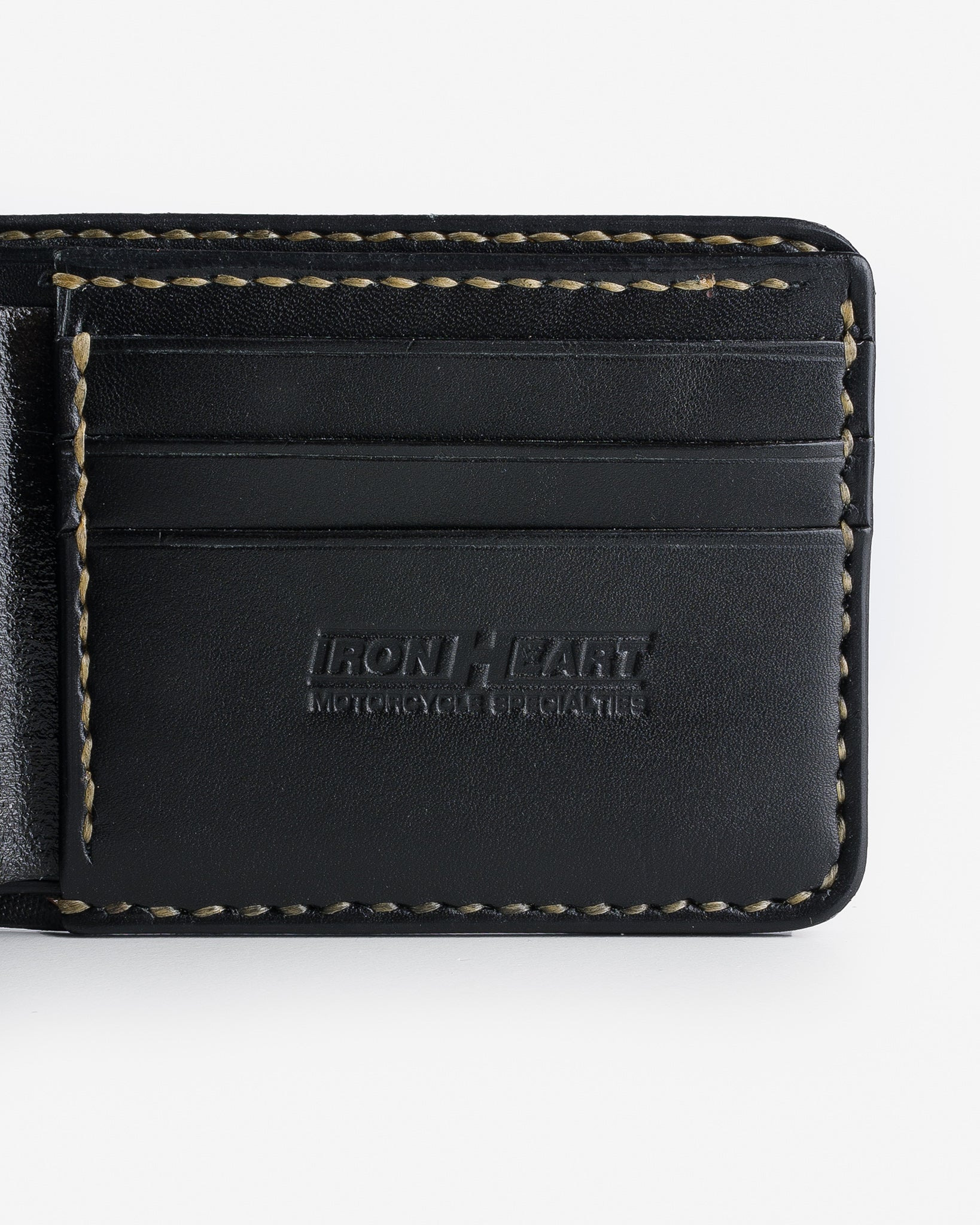 IHG-071-GRN Slimline Small Shell Cordovan Wallet - Green - 3