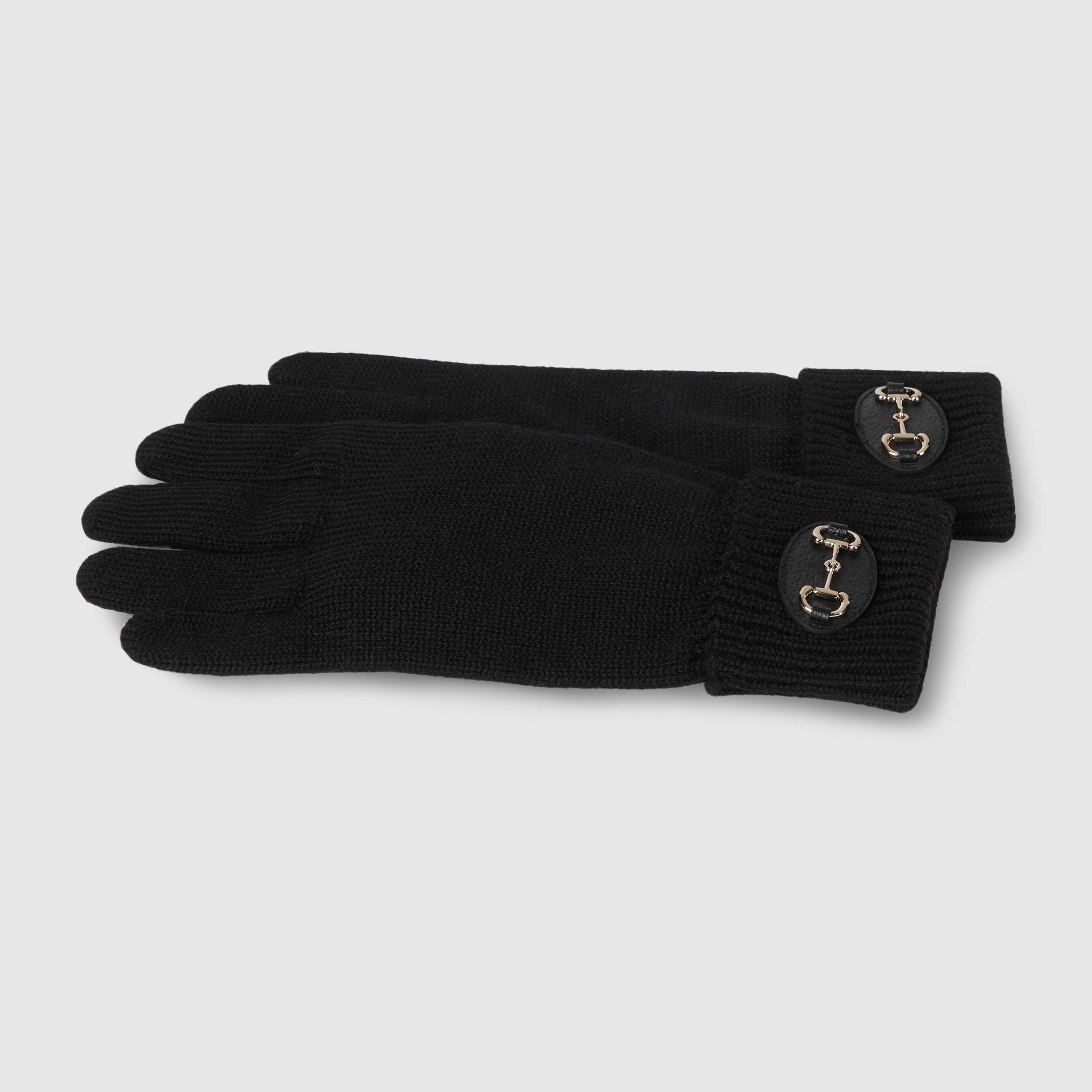 Wool gloves with Horsebit - 2