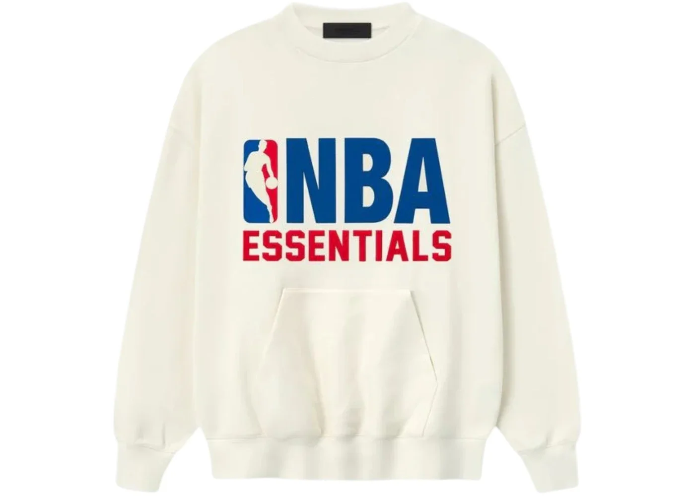 Fear of God Essentials NBA Sport Crewneck Cream White - 1