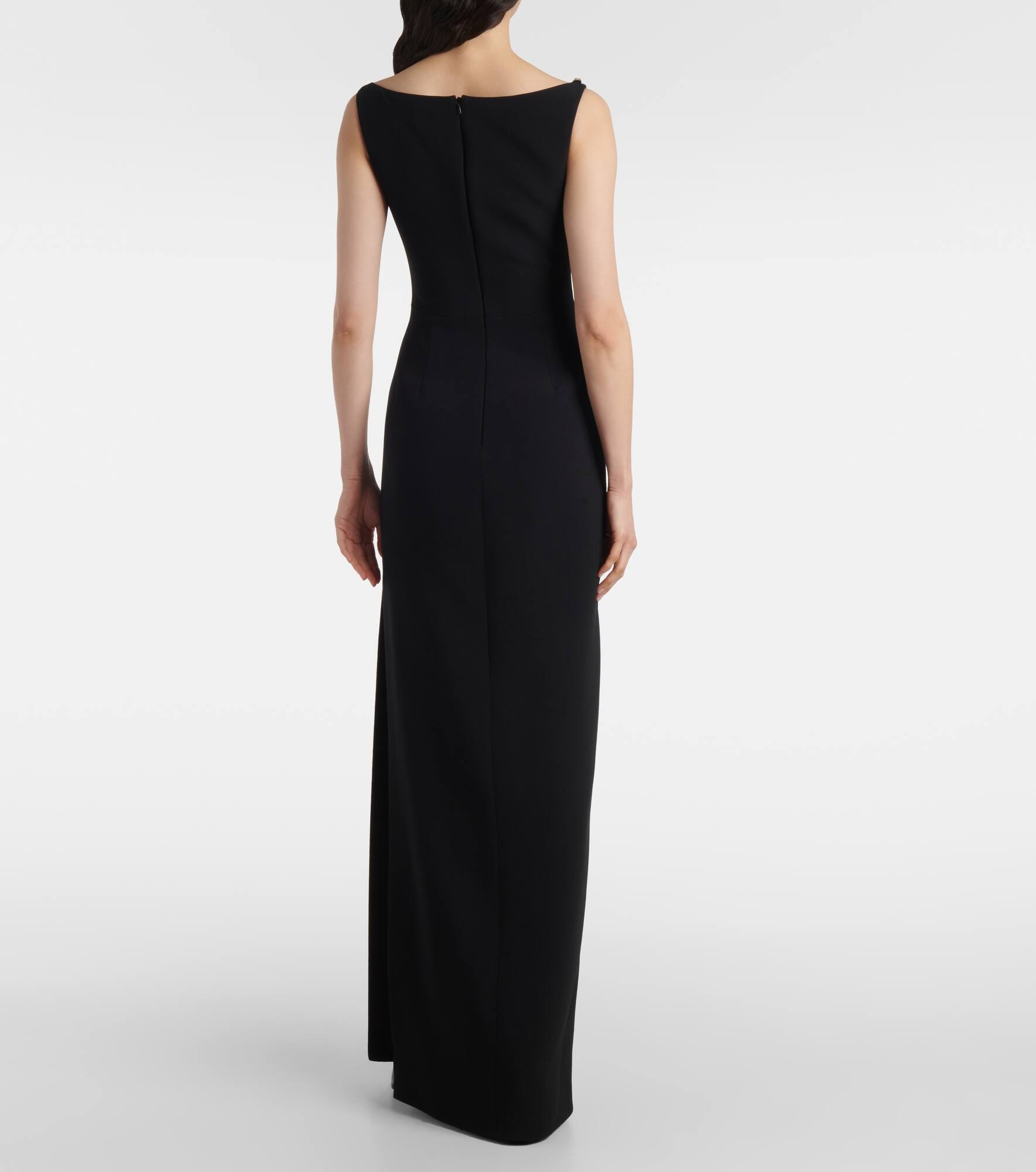 Crystal-embellished cady gown - 3