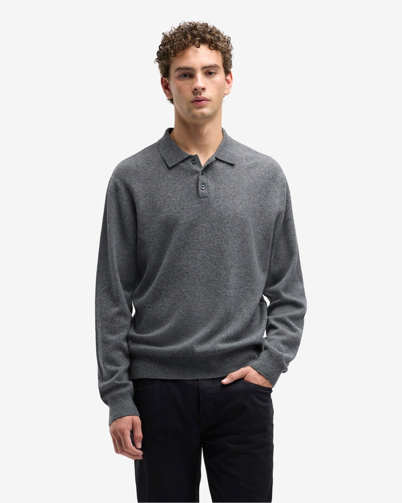 7 For All Mankind Cashmere Polo Sweater In Korat outlook