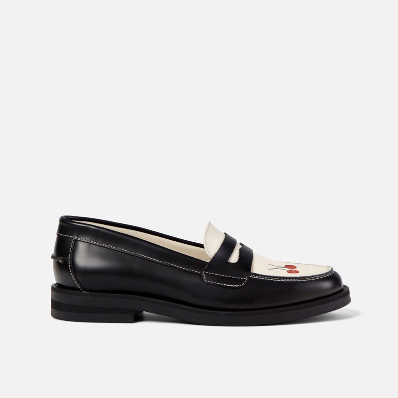 DUKE + DEXTER Wilde NY Cherry Penny Loafer - Women's outlook