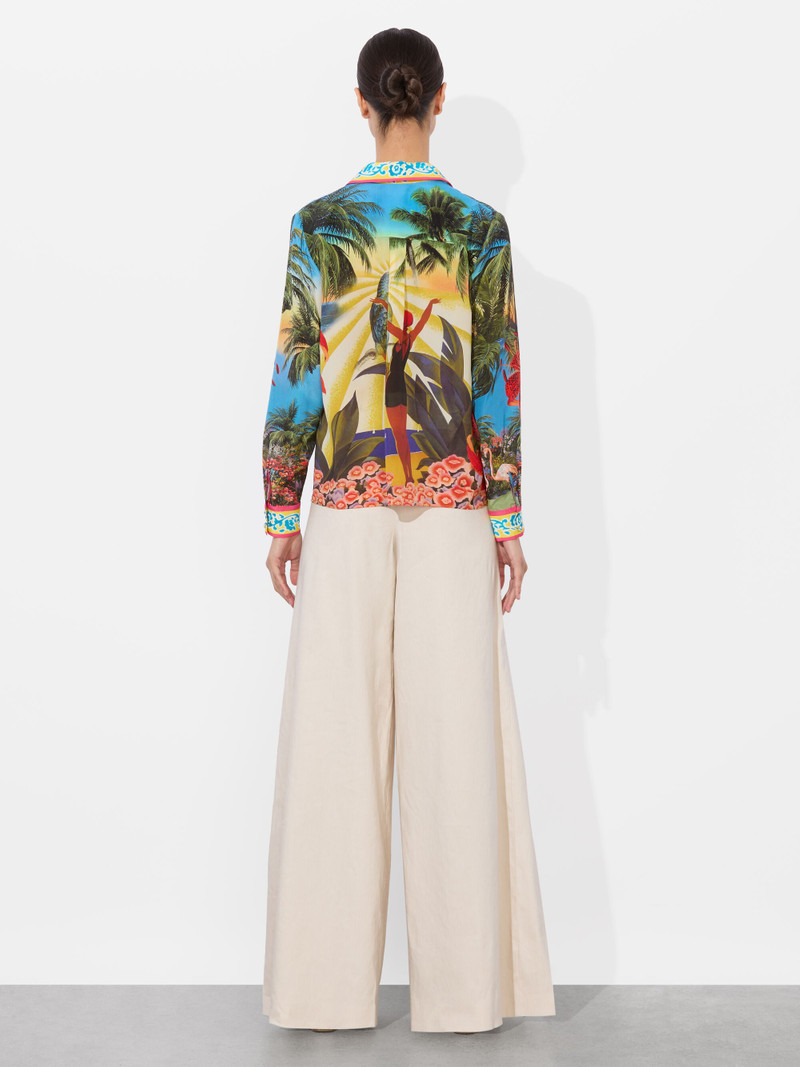 Alice + Olivia WILLA SILK BLOUSE outlook