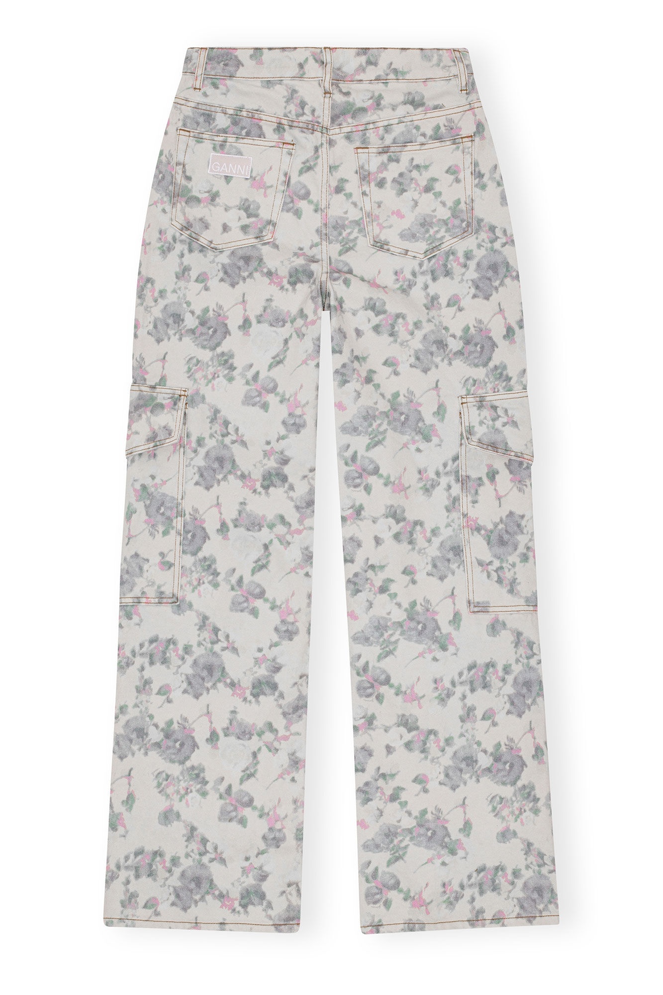 FLORAL PRINTED ANGI JEANS - 2