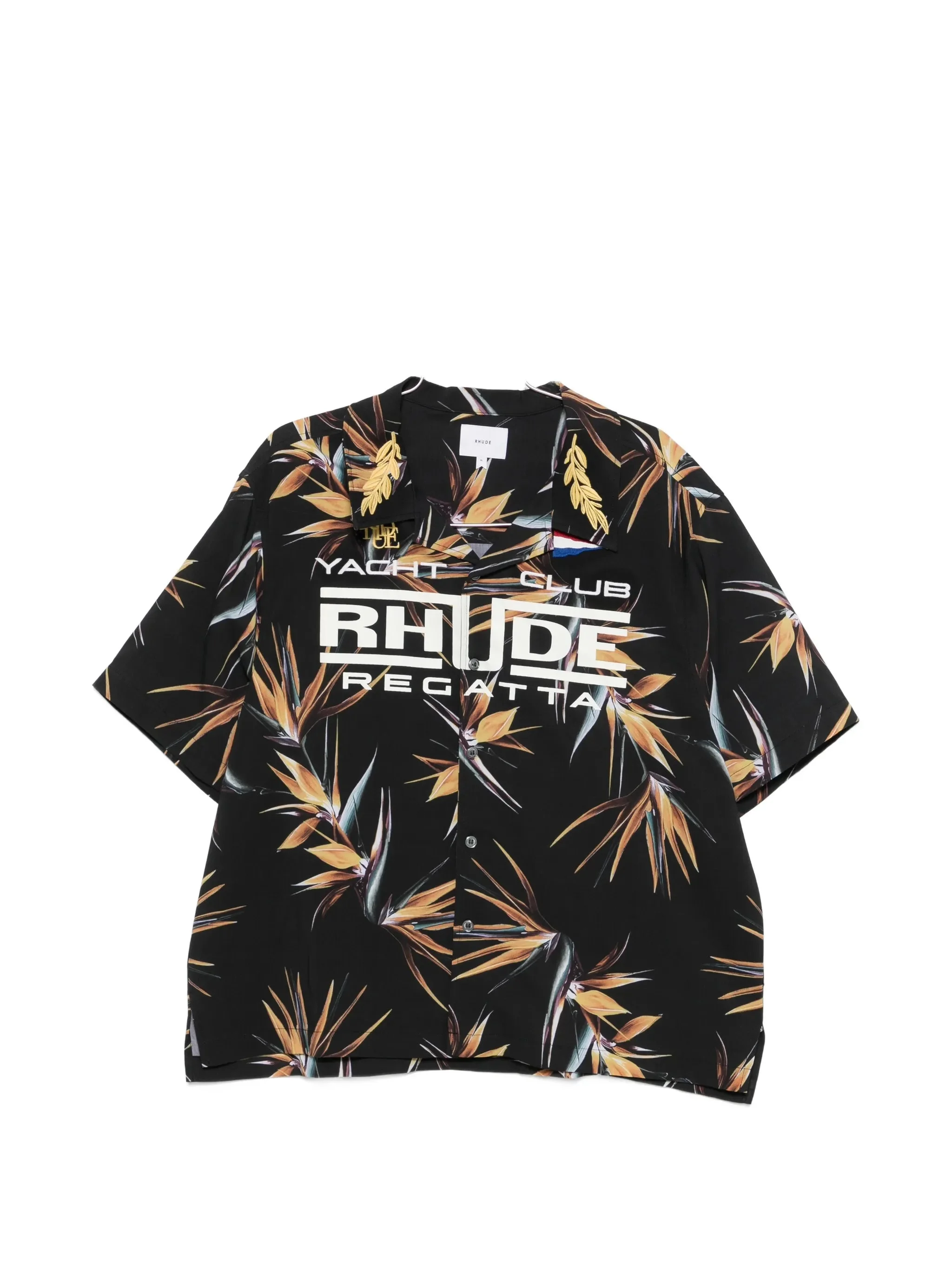 Rhude Regatta Club Floral-graphic Shirt - 1
