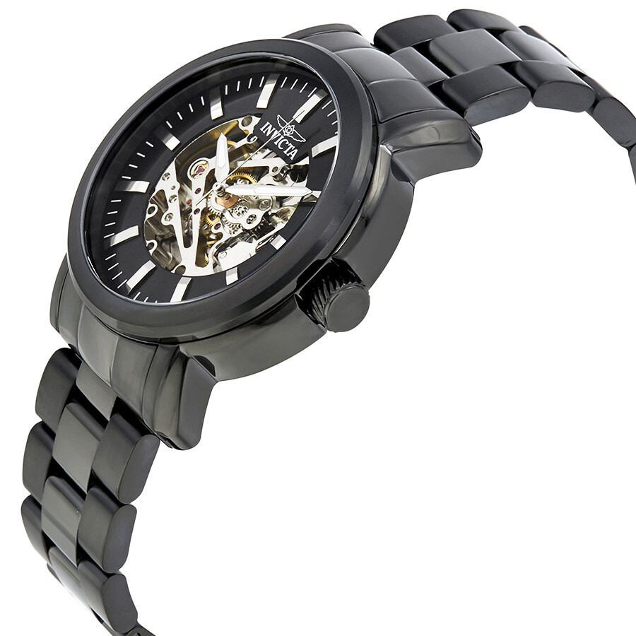 Invicta - Invicta Vintage Objet D Art Automatic Black Dial Men's Watch 22576 - 2