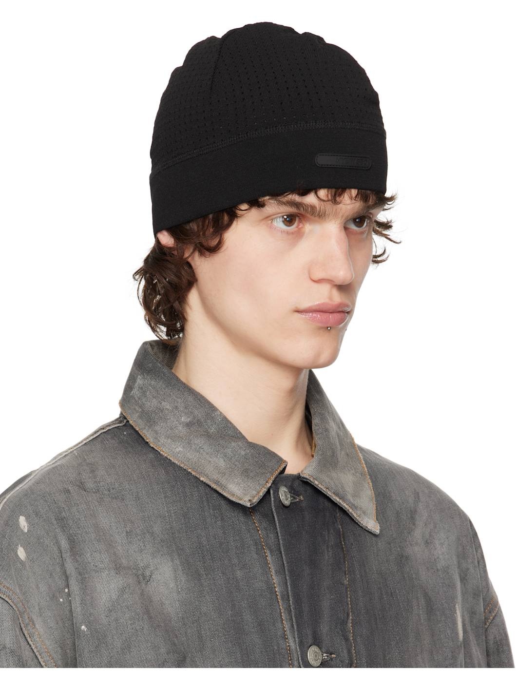 Black Logo Beanie - 2