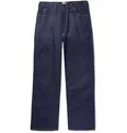 Wide-Leg Selvedge Denim Jeans - 7