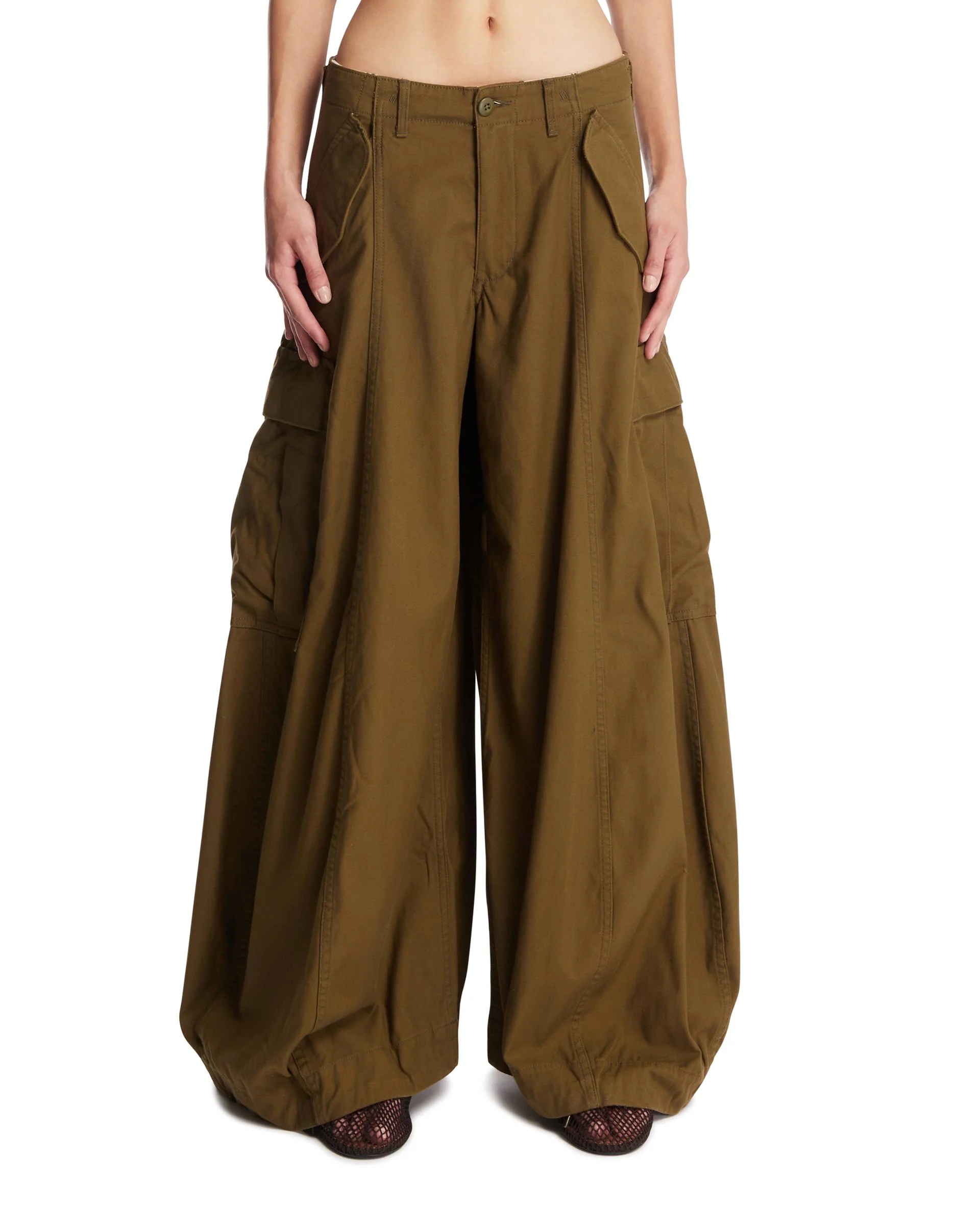 Green Siouxsie Field Cargo Pants - 1