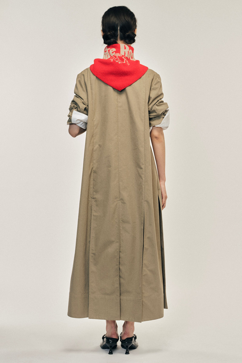 Simone Rocha Long Multi Slit Trench Coat outlook