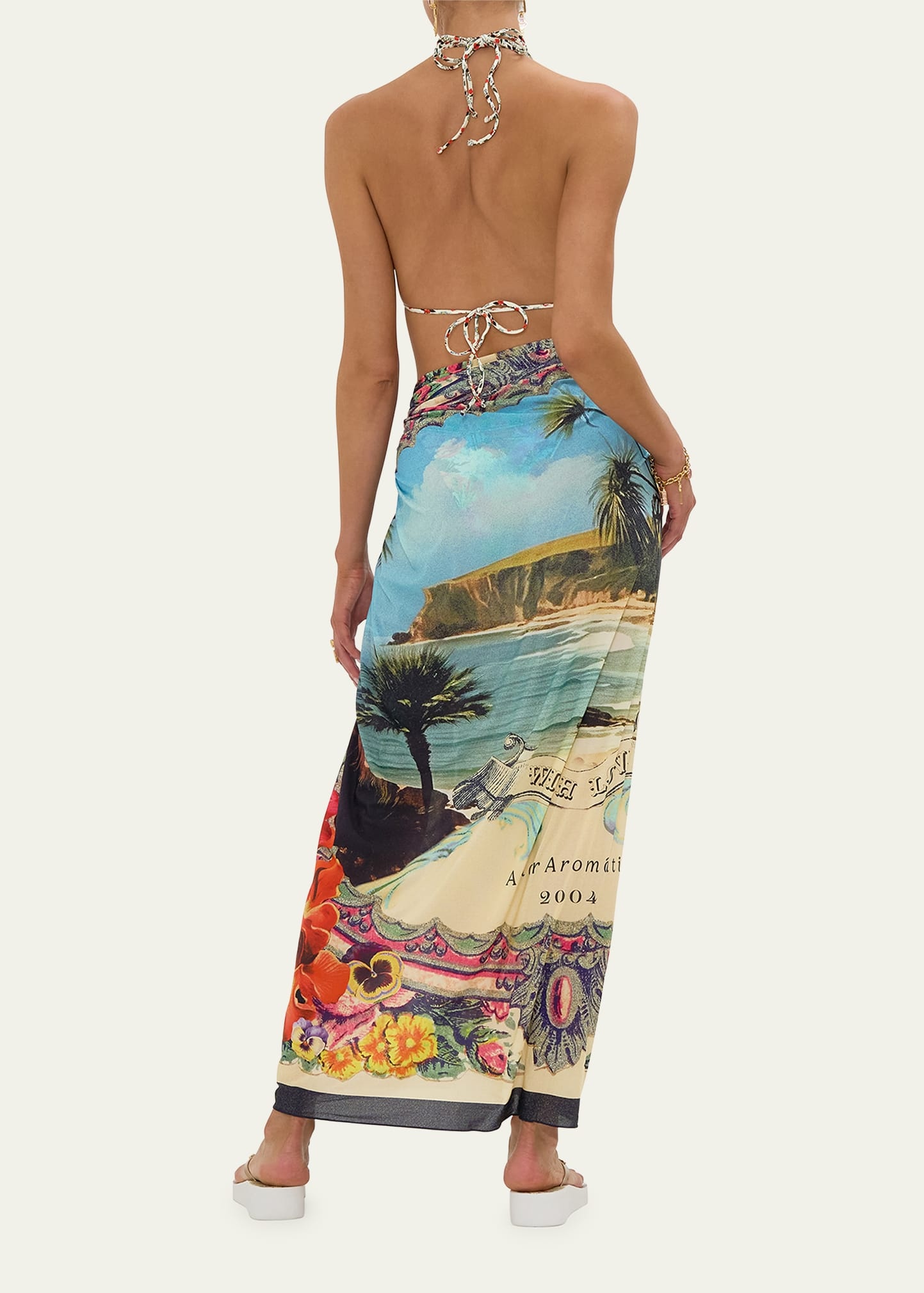 Bathing Bombshell Long Sarong Coverup - 3