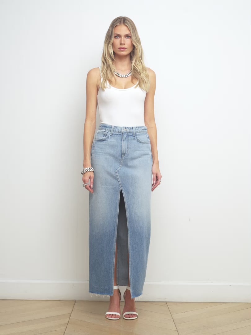 Rysa Denim Maxi Skirt - 7
