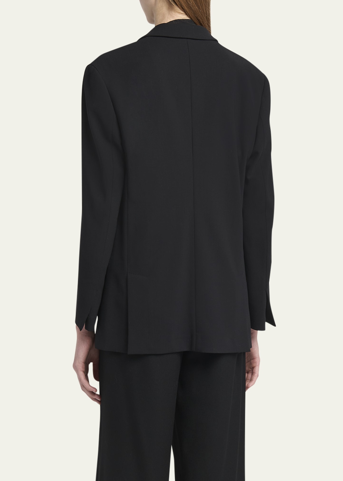Stretch Wool Relaxed Blazer - 3