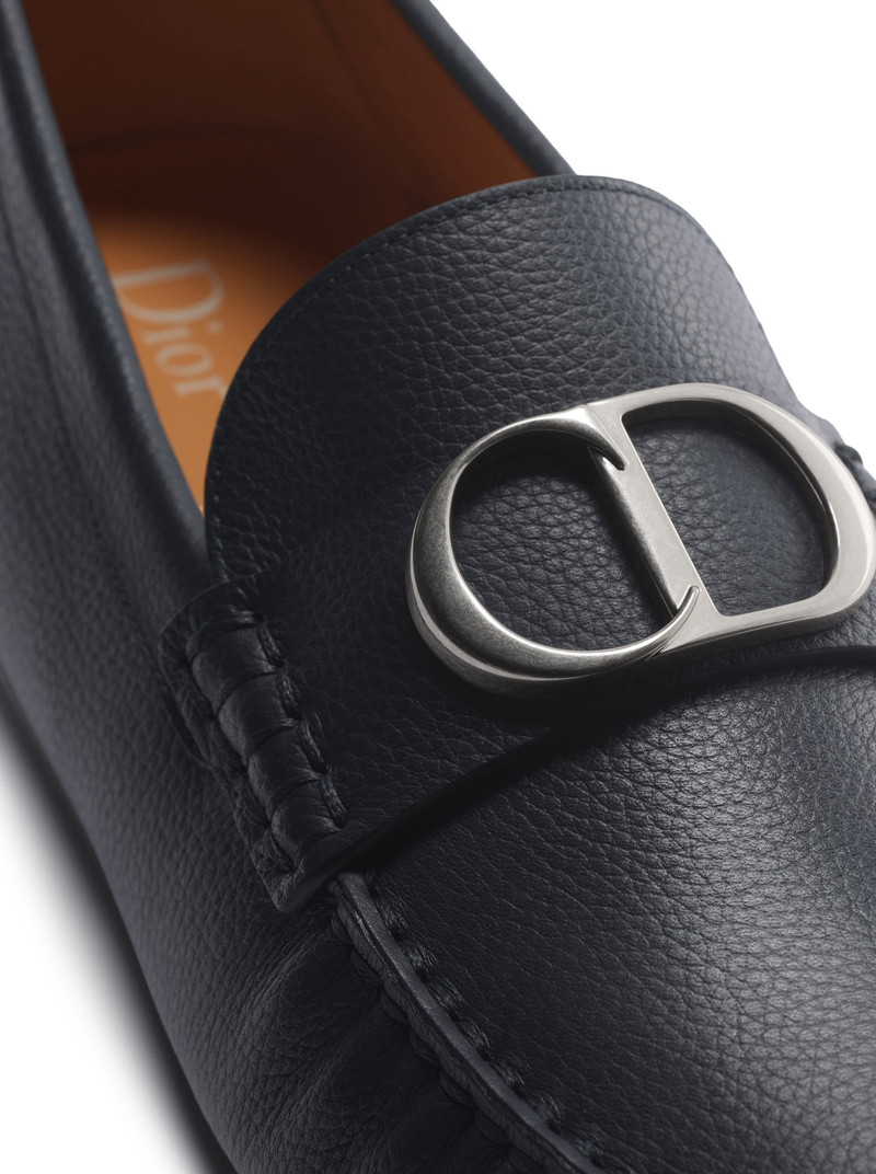 ROADIE LOAFERS IN BLUE GRAINED CALFSKIN 5