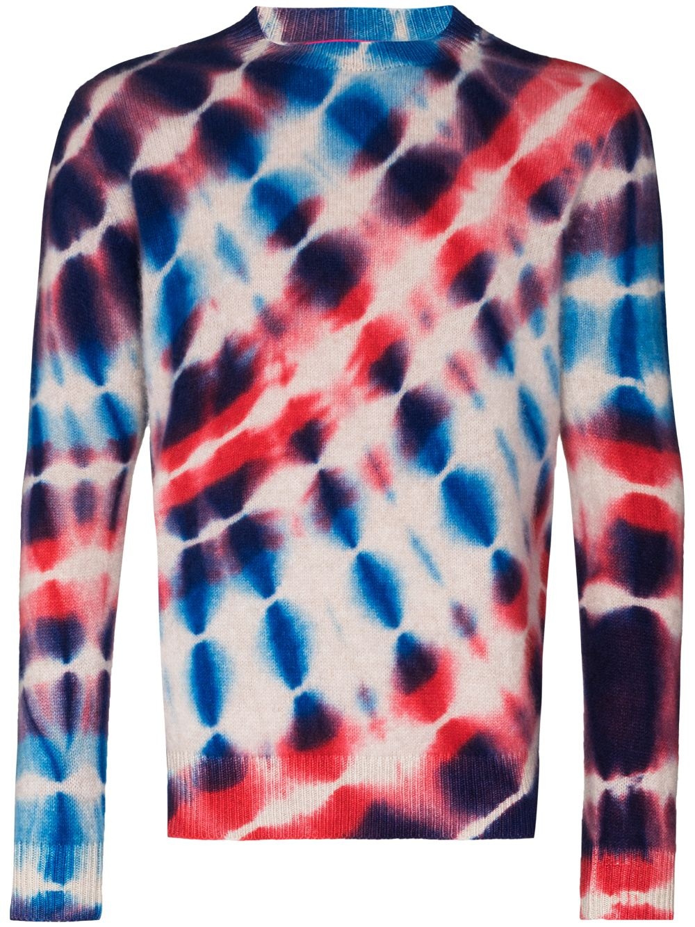 Radiate tie-dye cashmere jumper - 1