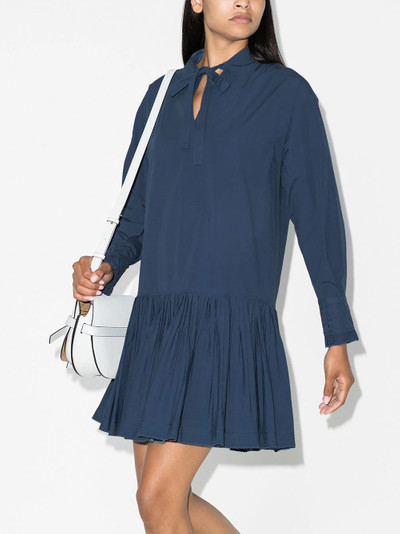 See by Chloé pussy-bow shift mini dress outlook