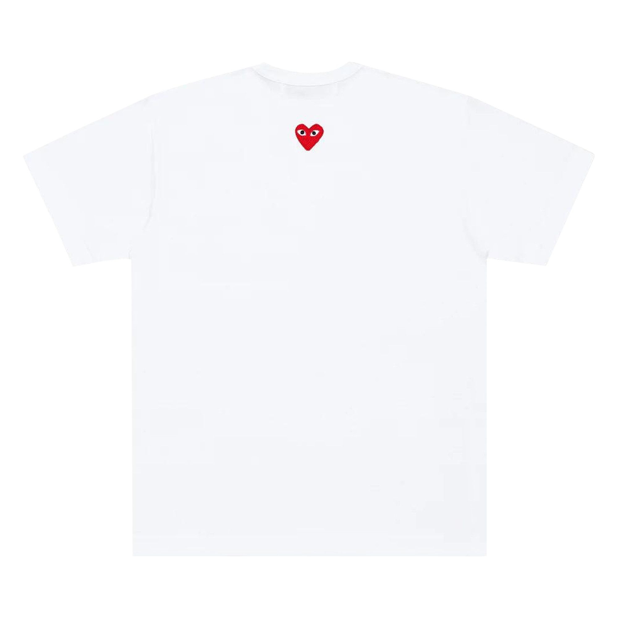 Comme des Garçons PLAY Heart Back Emblem T-Shirt 'White' - 2