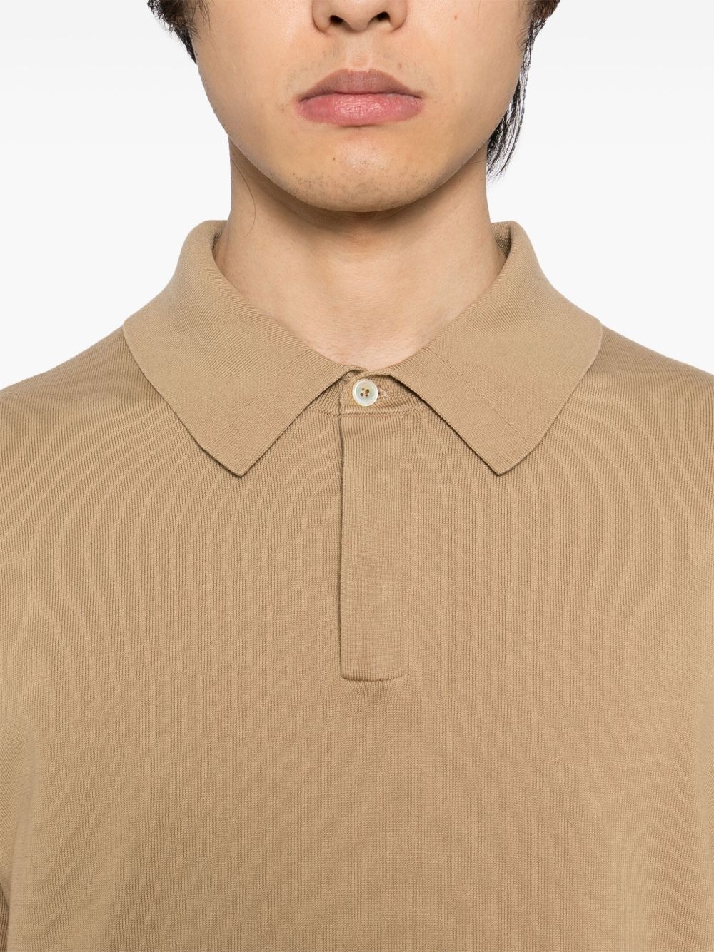 organic-cotton polo shirt - 4
