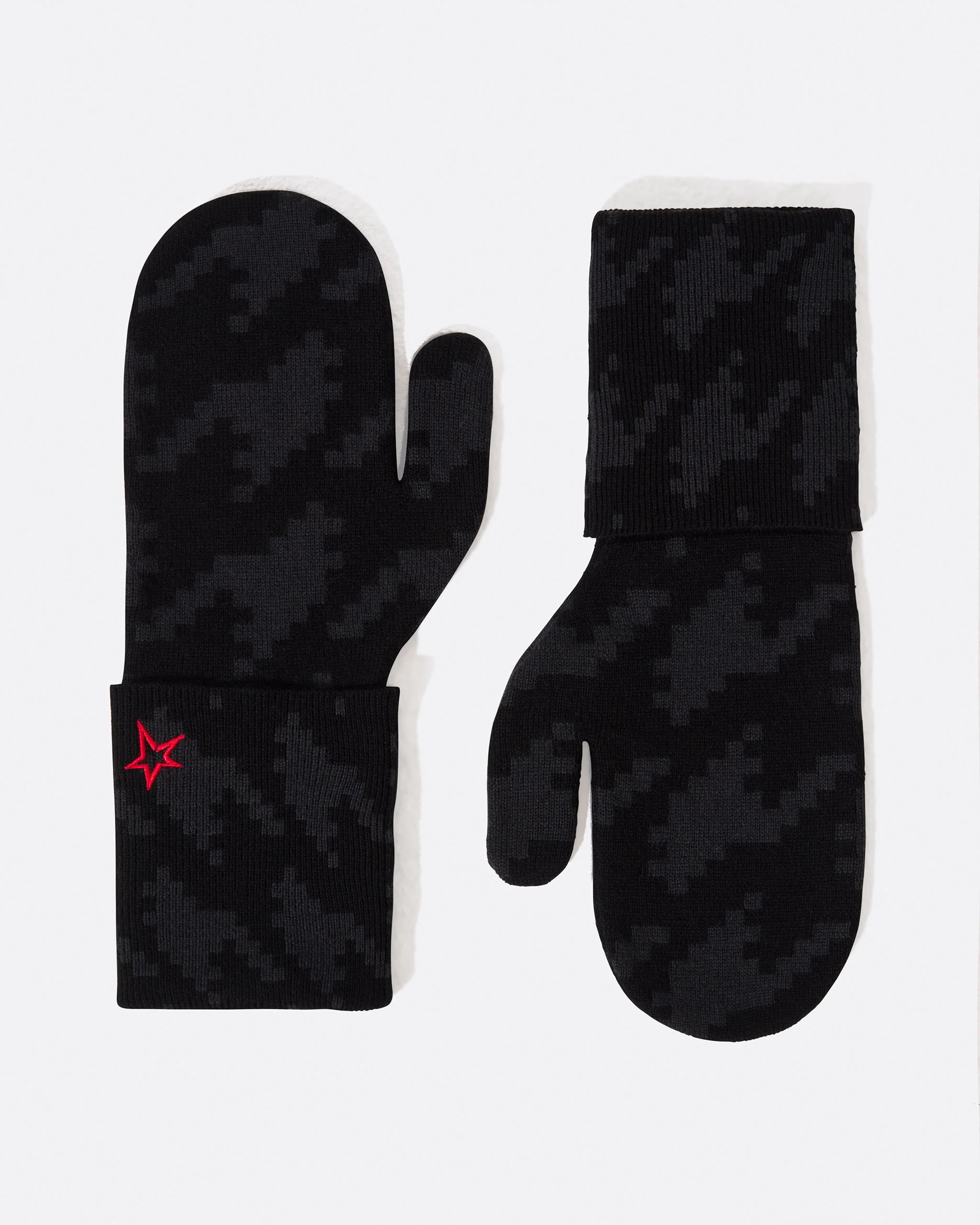 Houndstooth Après Mittens - 1