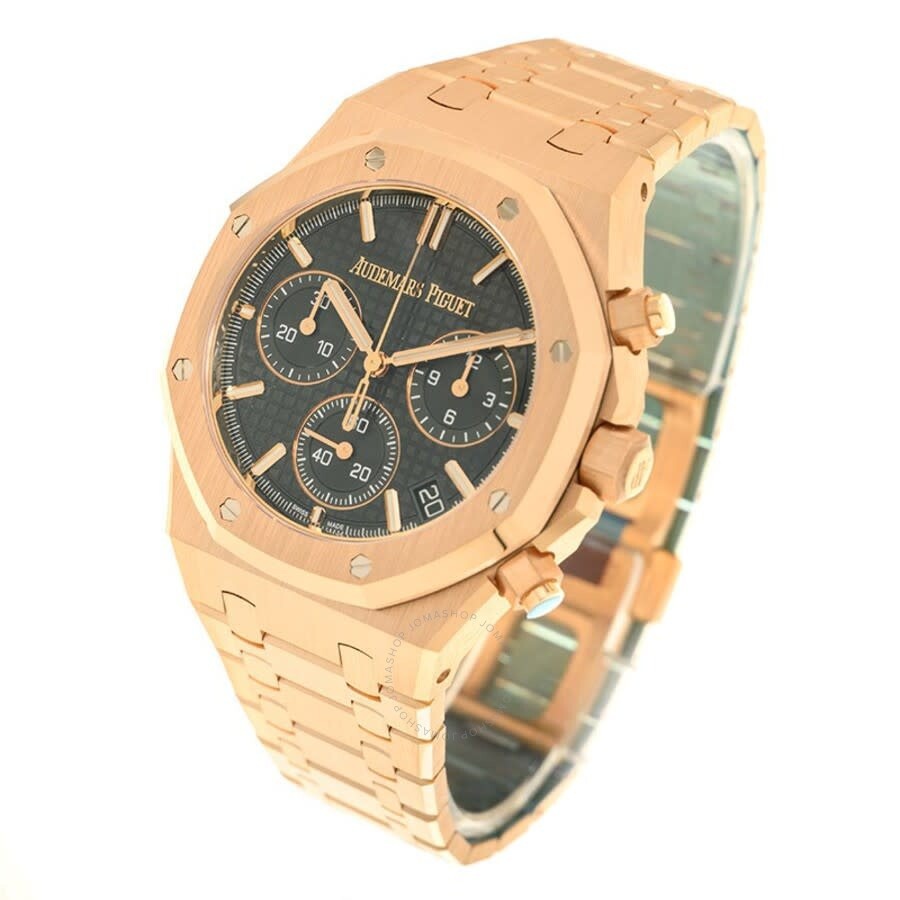 Audemars Piguet Royal Oak "50TH ANNIVERSARY" Chronograph Automatic Green Dial Men's Watch 26240OR.OO - 4