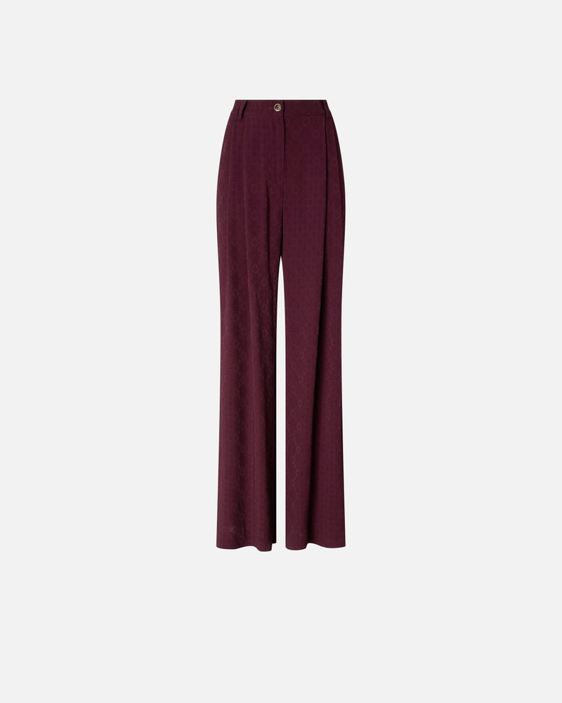 TROUSERS IN JACQUARD WITH TIE MOTIF 1