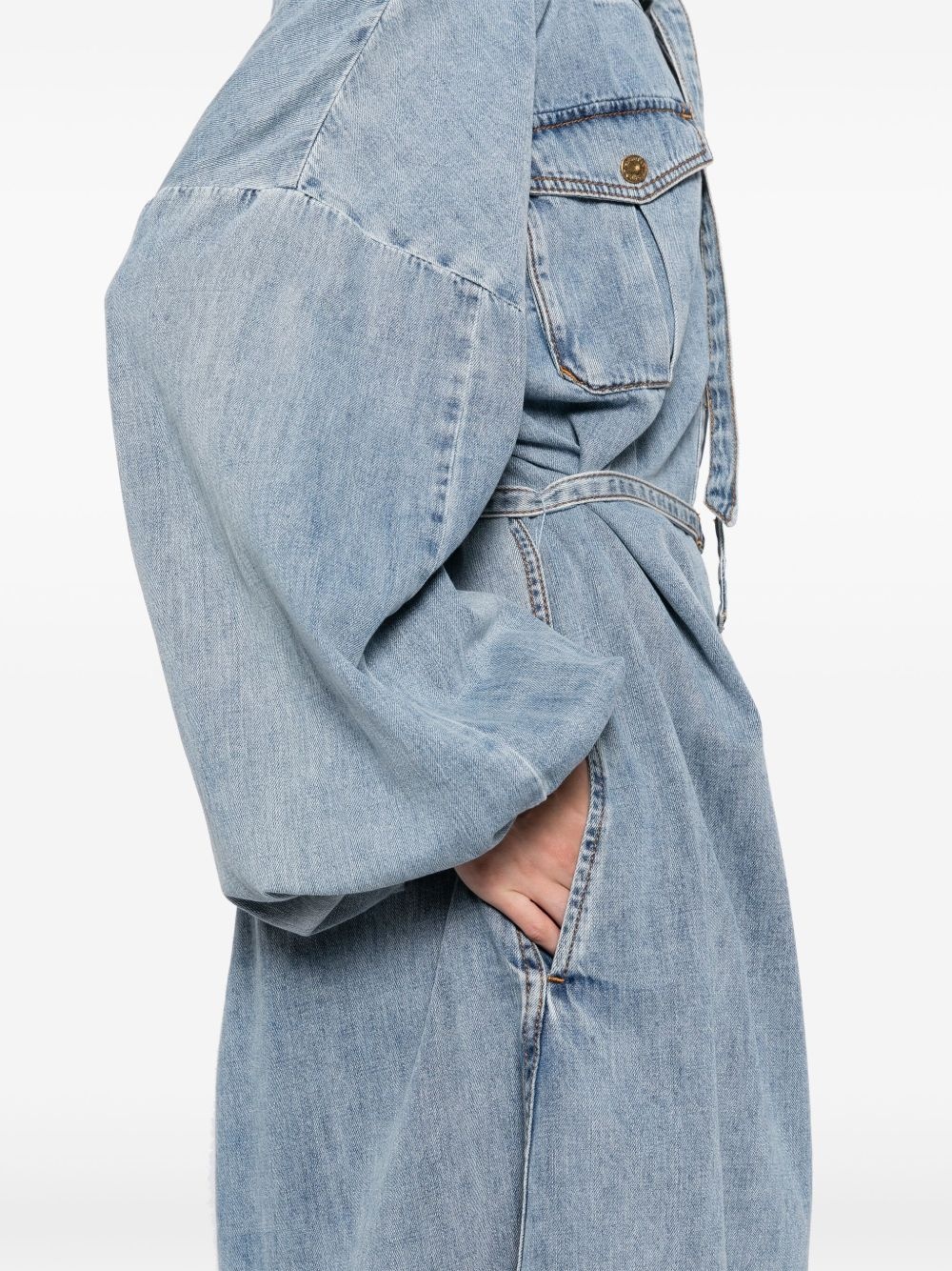denim midi tunic - 5