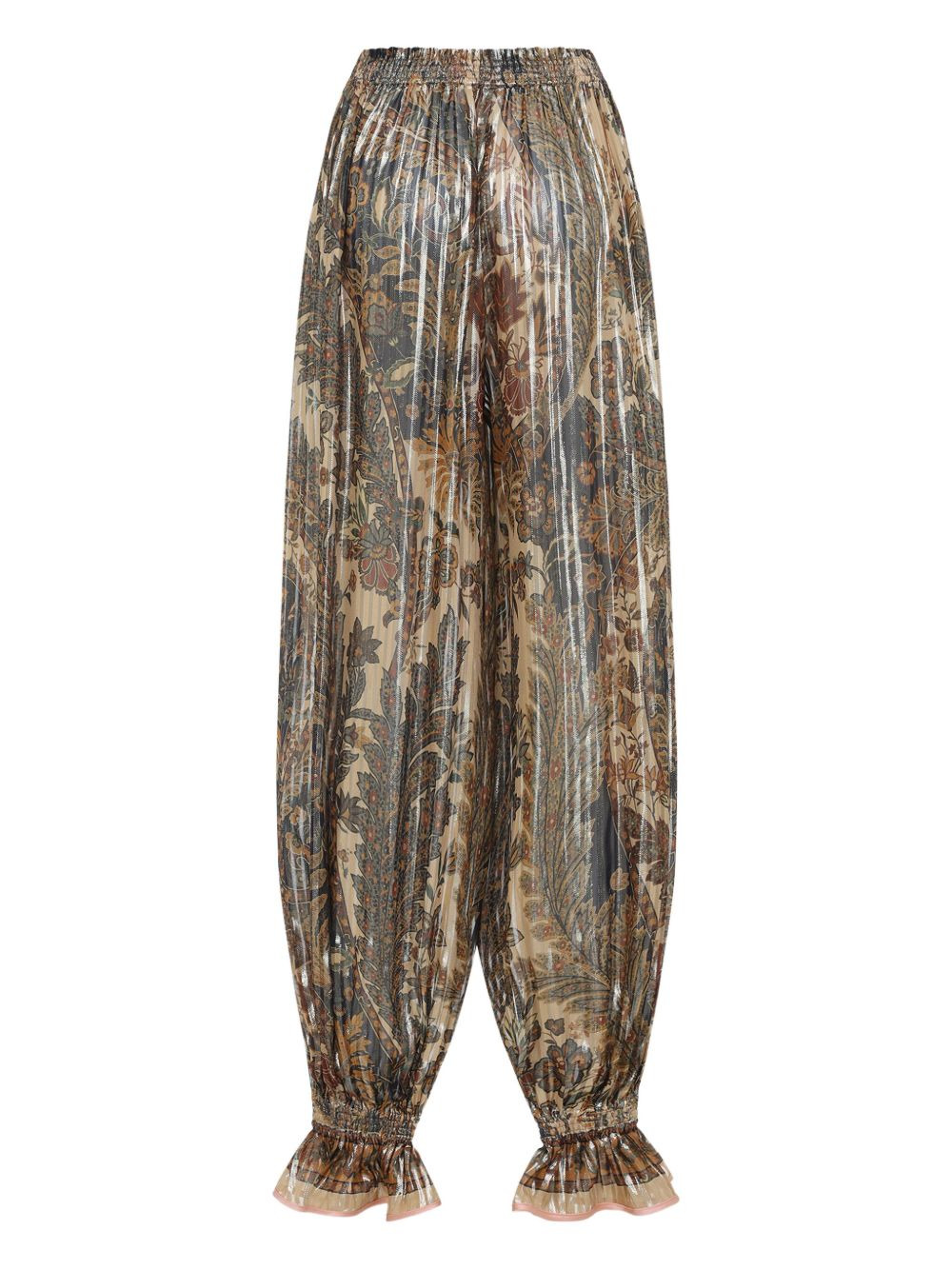 Voyage Imaginaire-print balloon trousers - 2